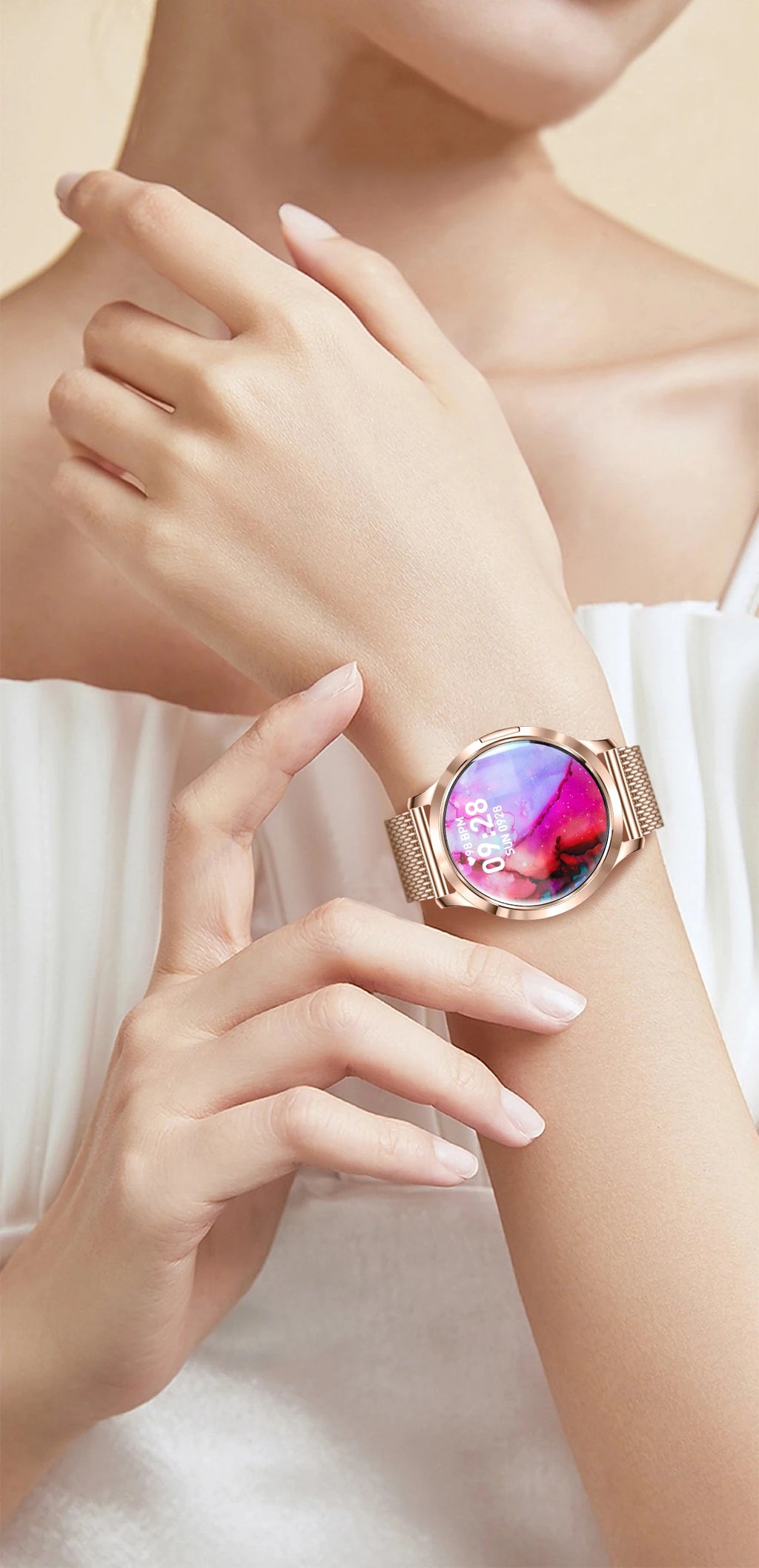 Montre Connectee Femme Elegante